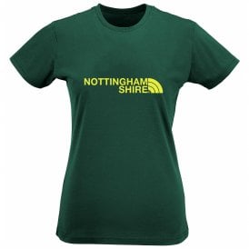 Nottinghamshire Region Womens Slim Fit T-Shirt