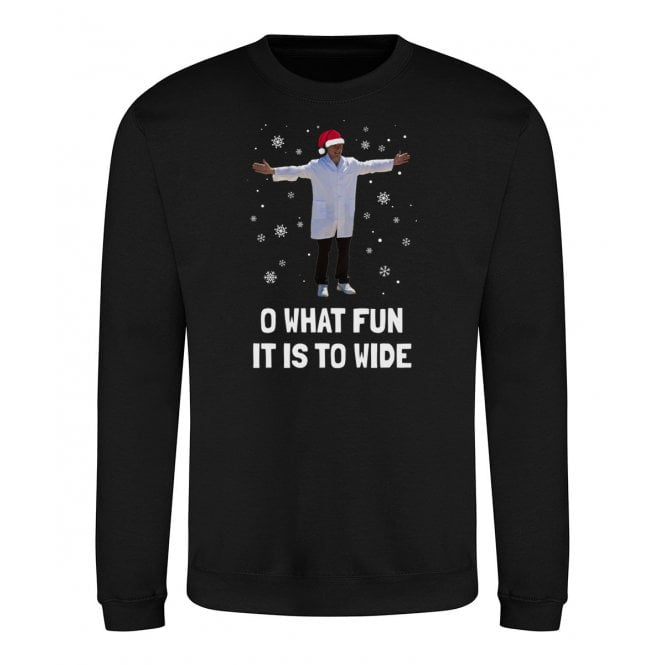 O What Fun It Is To Wide Christmas Jumper