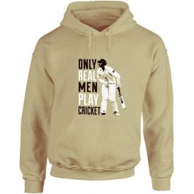 Only Real Men Play Cricket Hooded Sweatshirt