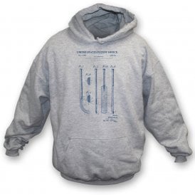 Original Cricket Bat Patent Hooded Sweatshirt