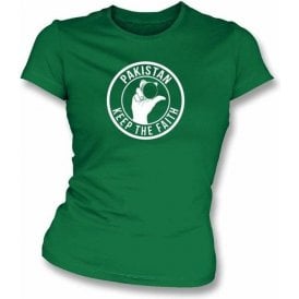 Pakistan Keep The Faith Women's Slimfit T-shirt