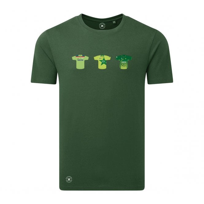 Pakistan Retro Cricket Kits (True Colours Collab) Organic T-Shirt