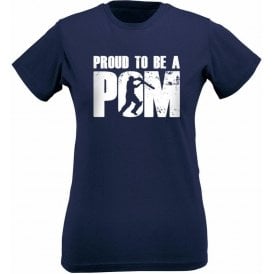 Proud To Be A Pom Womens Slim Fit T-Shirt