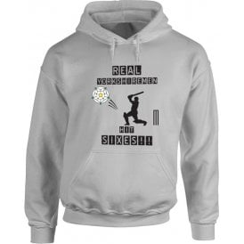 Real Yorkshiremen Hit Sixes! Kids Hooded Sweatshirt