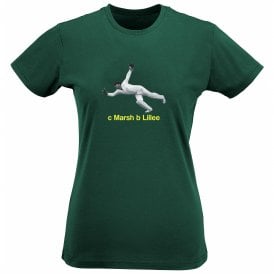 Rod Marsh Art Print (Australia) Womens Slim Fit T-Shirt