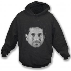 Sachin Tendulkar Large Face Kids Hooded Sweatshirt