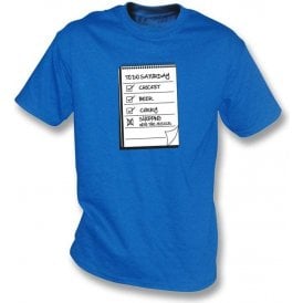 Saturday To Do List T-shirt