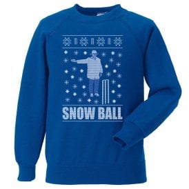Snow Ball Cricket Christmas Jumper