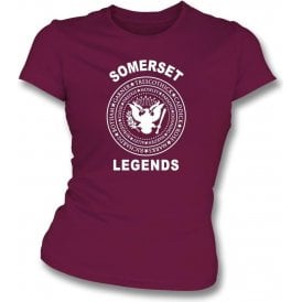 Somerset Legends (Ramones Style) Womens Slim Fit T-Shirt