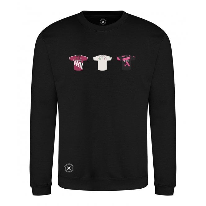 Somerset Retro Cricket Kits (True Colours Collab) Organic Sweatshirt