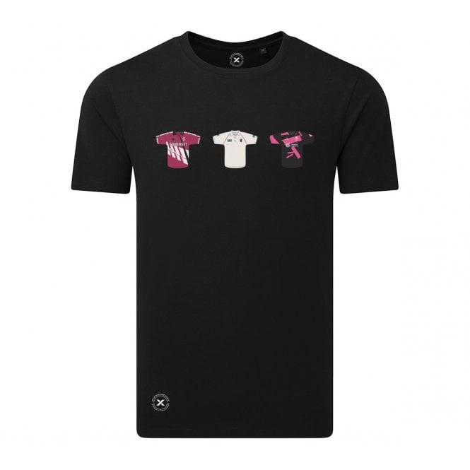 Somerset Retro Cricket Kits (True Colours Collab) Organic T-Shirt
