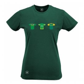 South Africa Retro Cricket Kits (True Colours Collab) Organic Womens Slim Fit T-Shirt