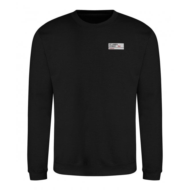 St James Street TA1 (Somerset) Embroidered Left Breast Logo Sweatshirt