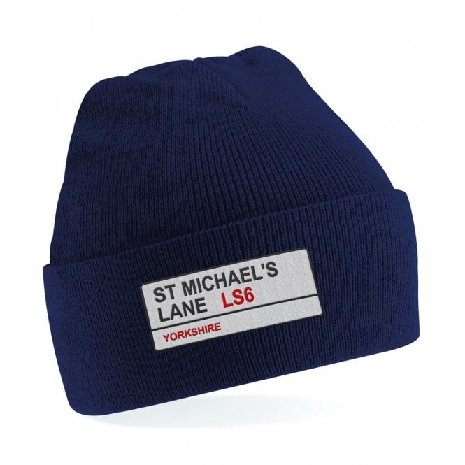 St Michael's Lane LS6 (Yorkshire) Embroidered Kids Beanie