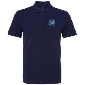 Straight Outta Derbyshire Embroidered Left Breast Logo Polo Shirt