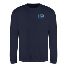 Straight Outta Derbyshire Embroidered Left Breast Logo Sweatshirt