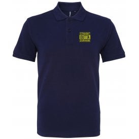 Straight Outta Durham Embroidered Left Breast Logo Polo Shirt