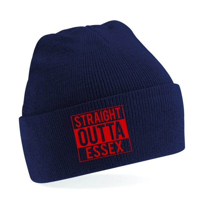 Straight Outta Essex Embroidered Kids Beanie