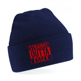 Straight Outta Essex Embroidered Kids Beanie