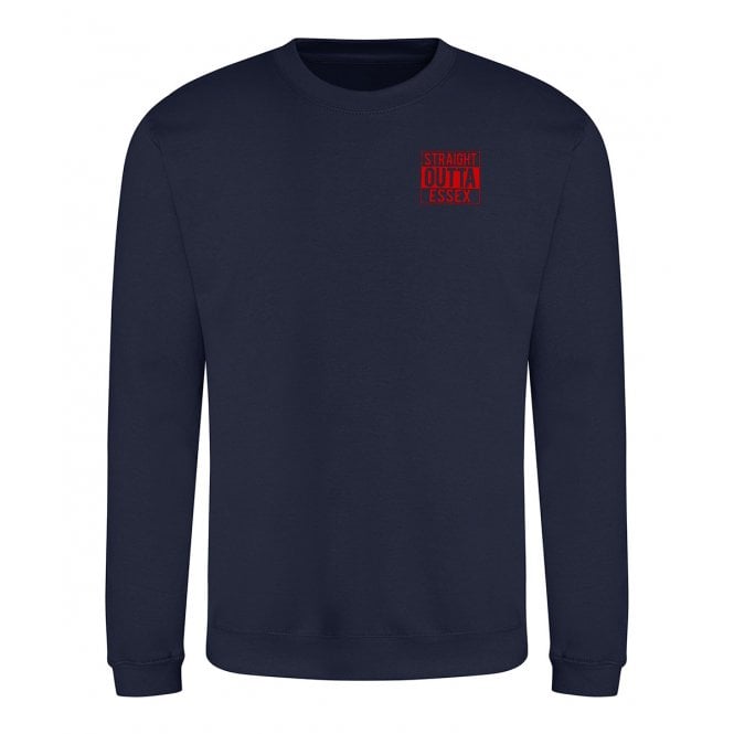 Straight Outta Essex Embroidered Left Breast Logo Sweatshirt