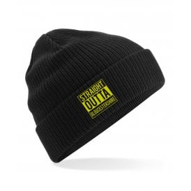 Straight Outta Gloucestershire Embroidered Organic Cotton Beanie