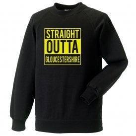 Straight Outta Gloucestershire Kids Sweatshirt