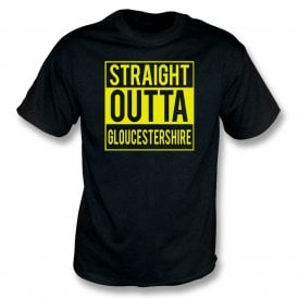 Straight Outta Gloucestershire Kids T-Shirt