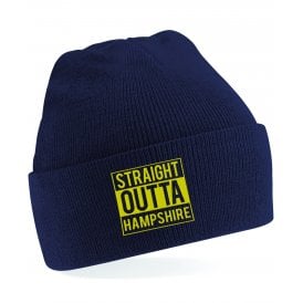 Straight Outta Hampshire Embroidered Kids Beanie
