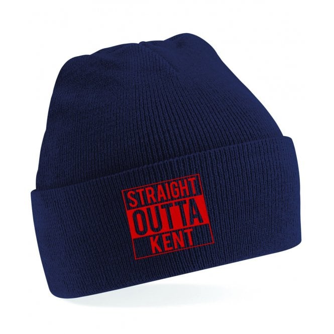 Straight Outta Kent Embroidered Kids Beanie
