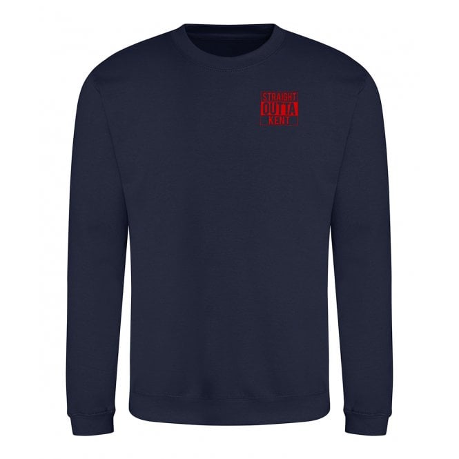 Straight Outta Kent Embroidered Left Breast Logo Sweatshirt