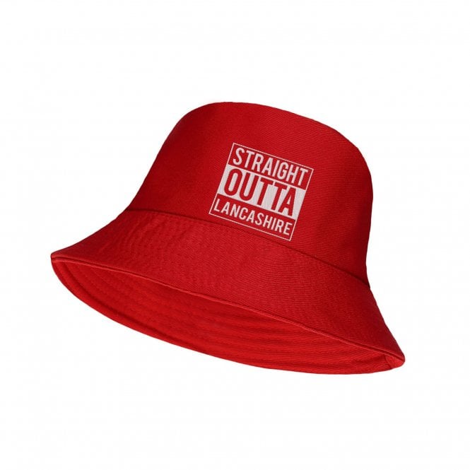 Straight Outta Lancashire Embroidered Bucket Hat