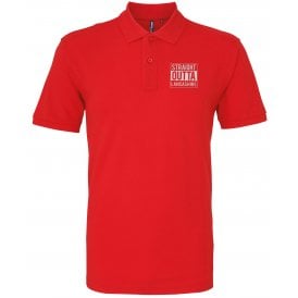 Straight Outta Lancashire Embroidered Left Breast Logo Polo Shirt