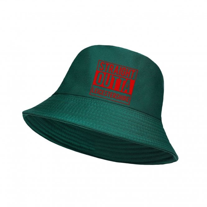 Straight Outta Leicestershire Embroidered Bucket Hat