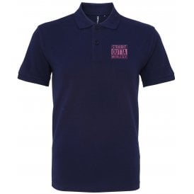 Straight Outta Middlesex Embroidered Left Breast Logo Polo Shirt