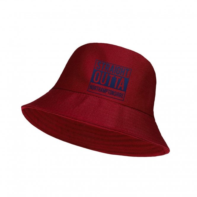 Straight Outta Northamptonshire Embroidered Bucket Hat