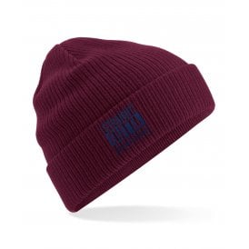 Straight Outta Northamptonshire Embroidered Organic Cotton Beanie