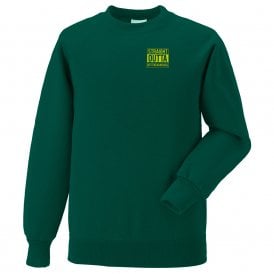 Straight Outta Nottinghamshire Embroidered Left Breast Logo Sweatshirt