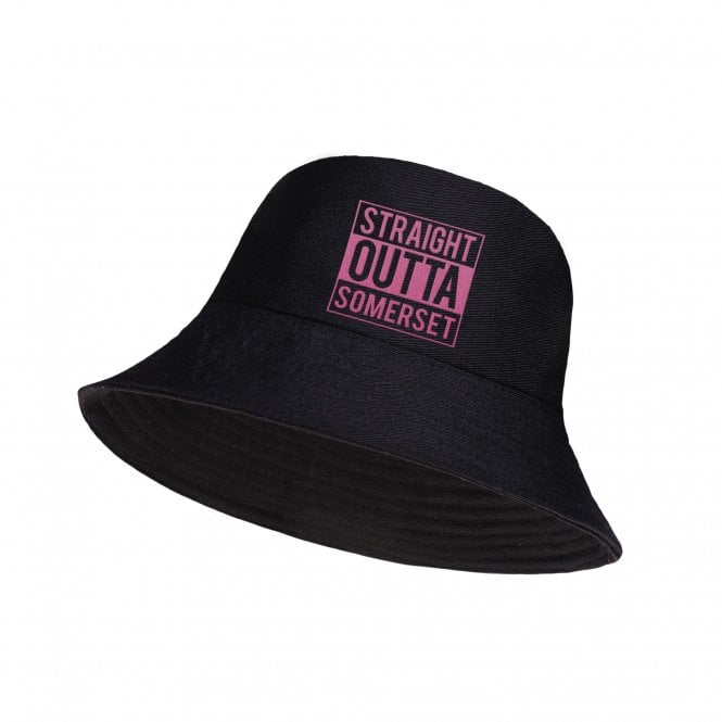 Straight Outta Somerset Embroidered Bucket Hat