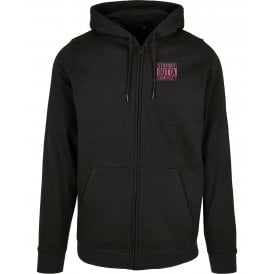 Straight Outta Somerset Embroidered Left Breast Logo Zip Hooded Sweatshirt