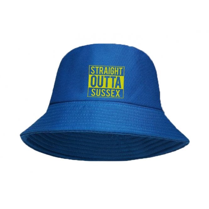 Straight Outta Sussex Embroidered Bucket Hat