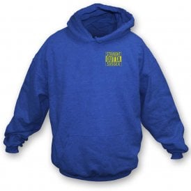 Straight Outta Sussex Embroidered Left Breast Logo Hooded Sweatshirt