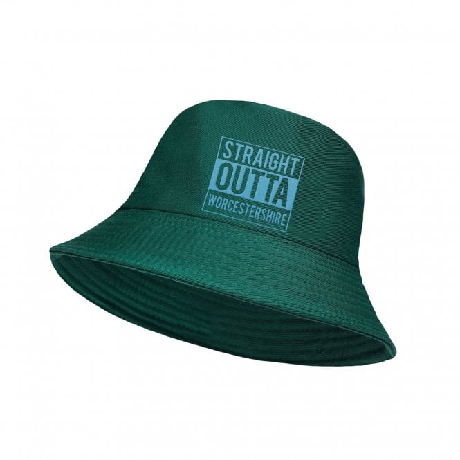 Straight Outta Worcestershire Embroidered Bucket Hat