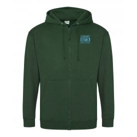 Straight Outta Worcestershire Embroidered Left Breast Logo Zip Hooded Sweatshirt