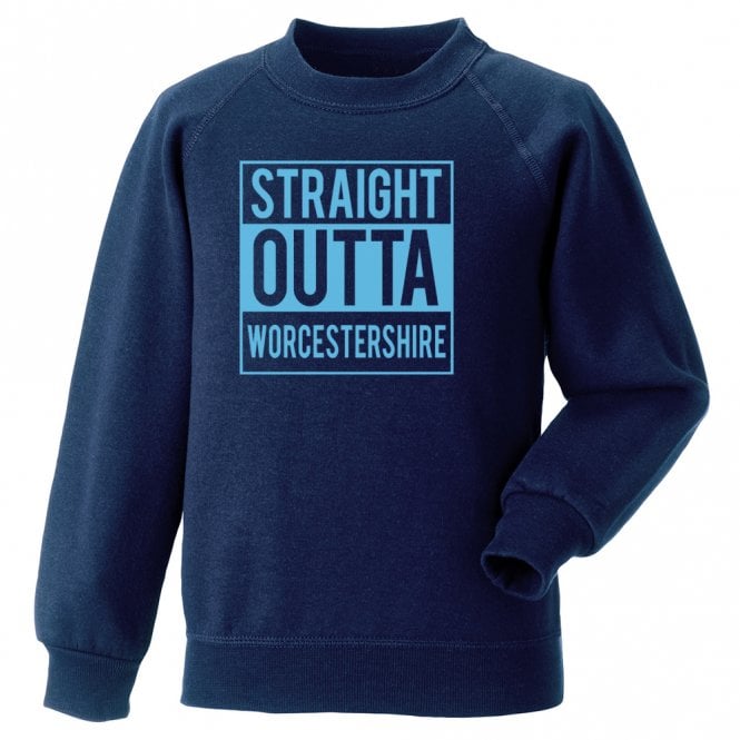 Straight Outta Worcestershire Kids Sweatshirt