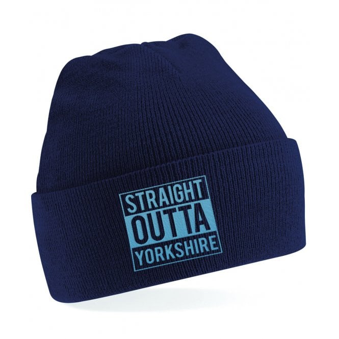 Straight Outta Yorkshire Embroidered Kids Beanie
