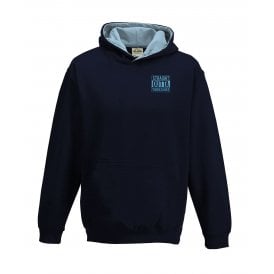 Straight Outta Yorkshire Embroidered Left Breast Logo Kids Varsity Hooded Sweatshirt