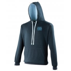 Straight Outta Yorkshire Embroidered Left Breast Logo Varsity Hooded Sweatshirt