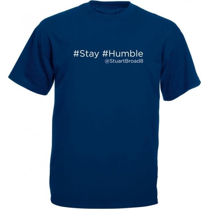 Stuart Broad "Stay Humble" Twitter T-Shirt