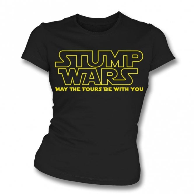Stump Wars Organic Womens Slim Fit T-Shirt