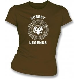 Surrey Legends (Ramones Style) Womens Slim Fit T-Shirt